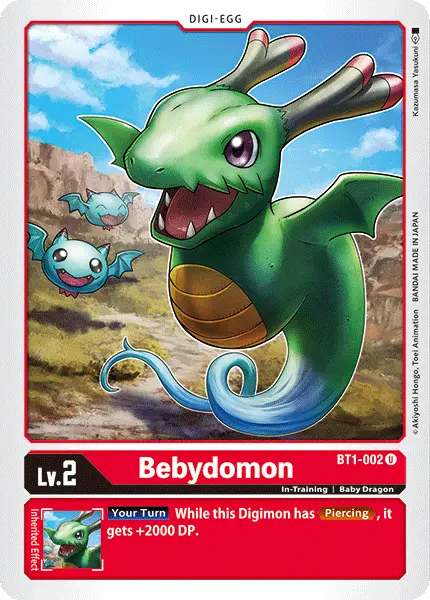 Digimon TCG Card BT1-002 Bebydomon