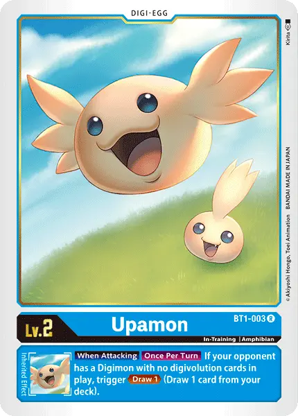 Digimon TCG Card 'BT1-003' 'Upamon'