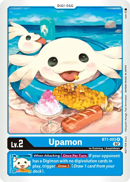 Digimon TCG Card 'BT1-003_P2' 'Upamon'