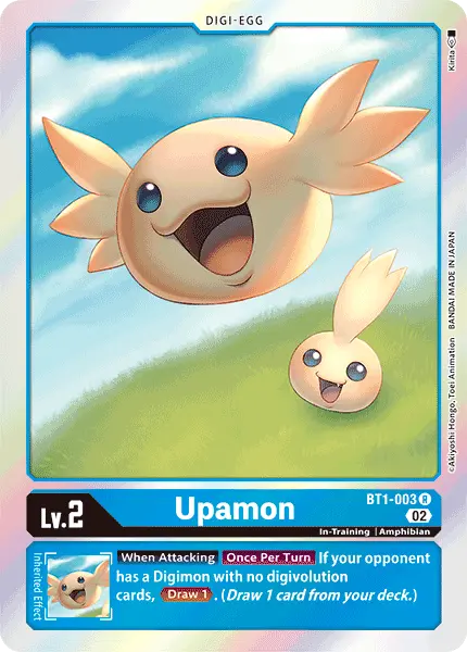 Digimon TCG Card 'BT1-003_P3' 'Upamon'