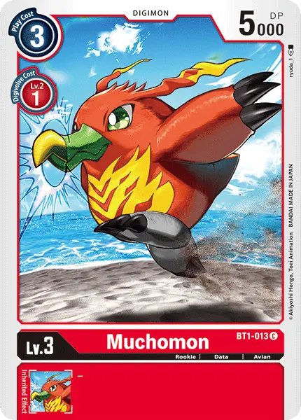 Digimon TCG Card 'BT1-013' 'Muchomon'