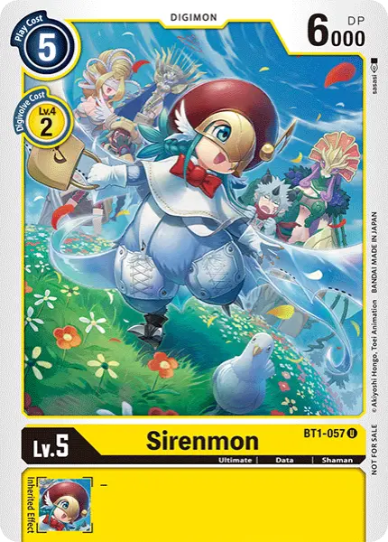 Digimon TCG Card 'BT1-057_P1' 'Sirenmon'