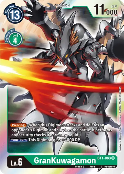 Digimon TCG Card 'BT1-083' ''