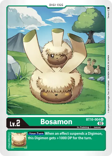 Digimon TCG Card BT10-004 Bosamon