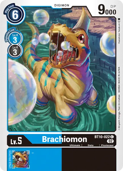 Digimon TCG Card BT10-022 Brachiomon