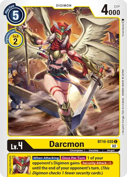 Digimon TCG Card BT10-035 Darcmon