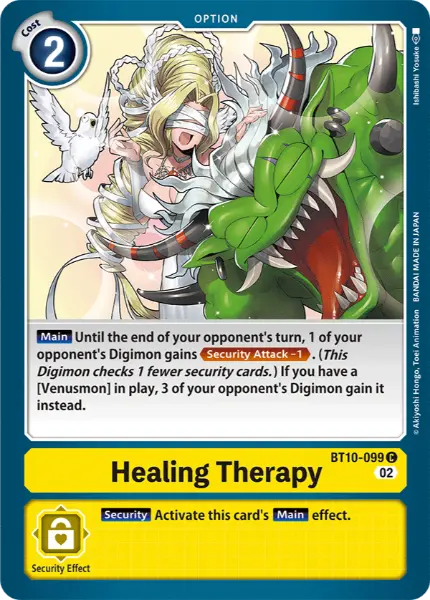 Digimon TCG Card 'BT10-099' 'Healing Therapy'