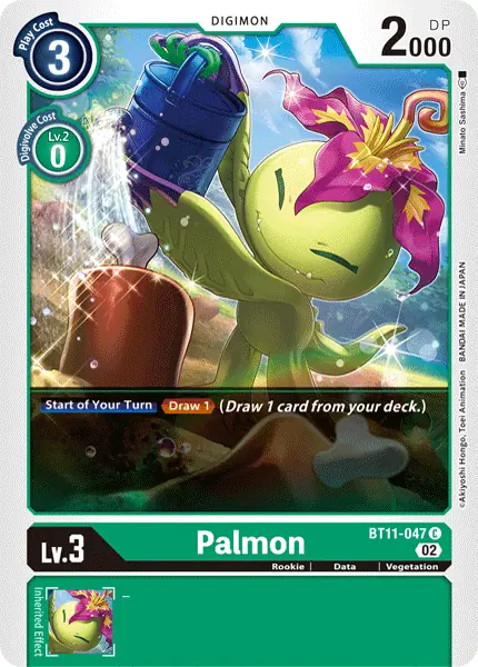 Digimon TCG Card BT11-047 Palmon