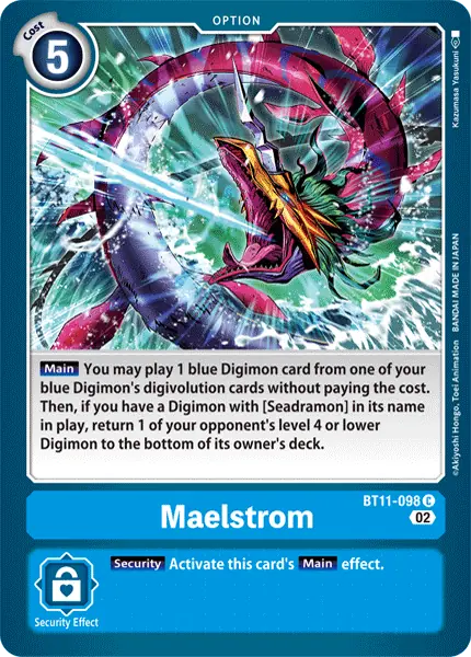 Digimon TCG Card 'BT11-098' 'Maelstrom'