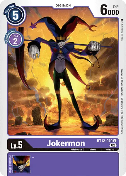 Digimon TCG Card 'BT12-079' 'Jokermon'