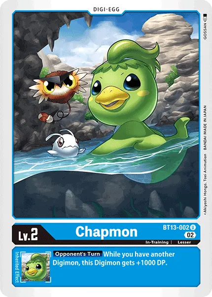 Digimon TCG Card 'BT13-002' 'Chapmon'