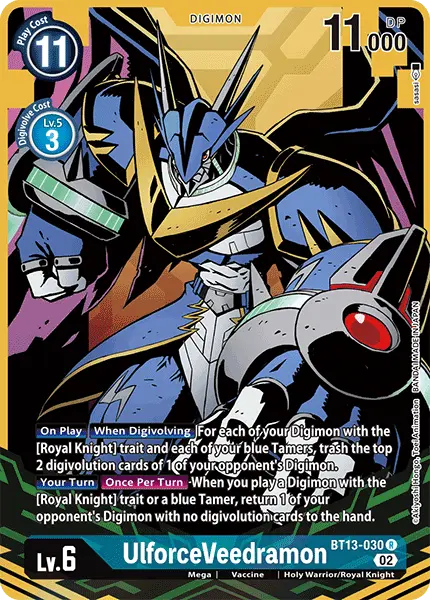 Digimon TCG Card BT13-030_P1 UlforceVeedramon