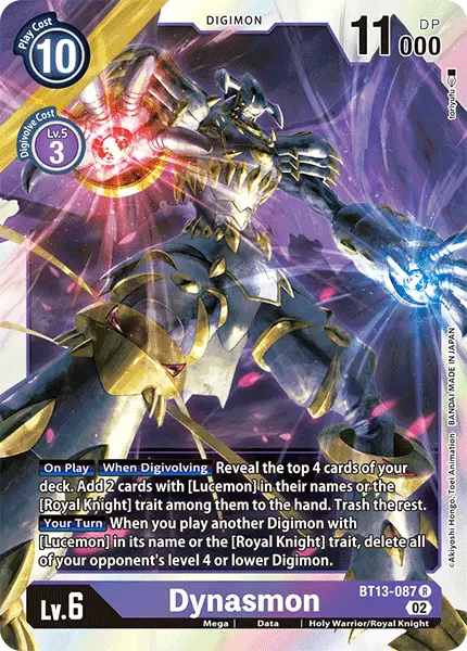 Digimon TCG Card 'BT13-087' 'Dynasmon'