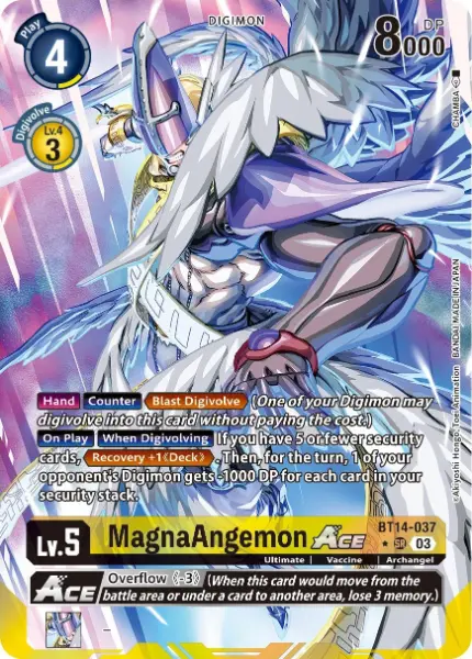 Digimon TCG Card BT14-037_P2 MagnaAngemon