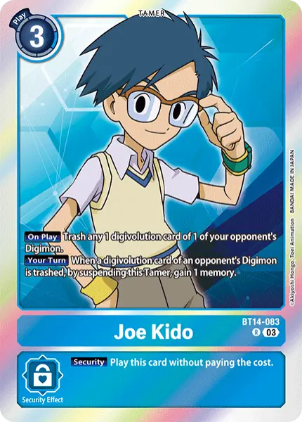 Digimon TCG Card 'BT14-083' 'Joe Kido'