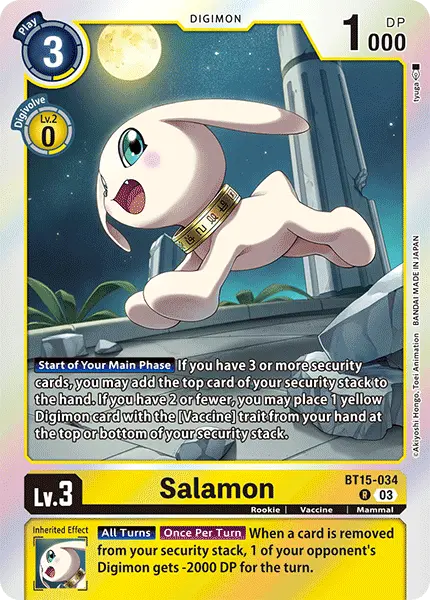 Digimon TCG Card BT15-034 Salamon