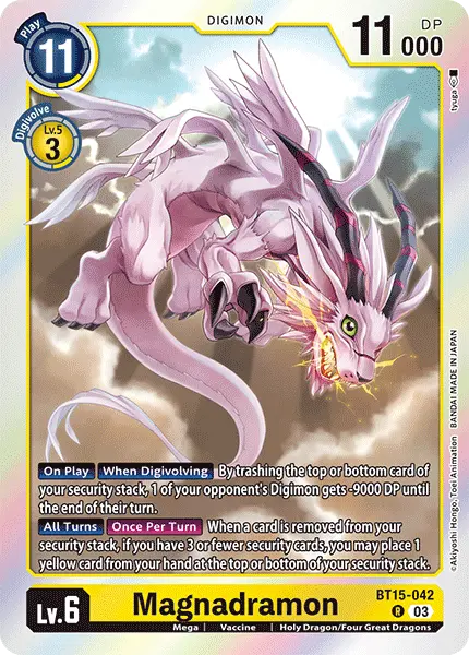 Digimon TCG Card BT15-042 Magnadramon