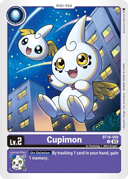 Digimon TCG Card BT16-006 Cupimon