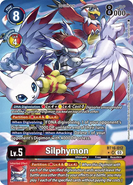 Digimon TCG Card BT16-012_P1 Silphymon