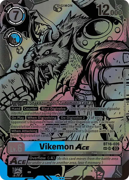 Digimon TCG Card BT16-026_P2 Vikemon