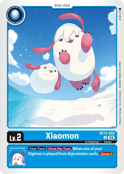 Digimon TCG Card 'BT17-002' 'Xiaomon'