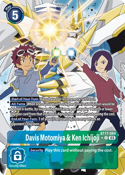 Digimon TCG Card 'BT17-084_P1' 'Davis Motomiya & Ken Ichijoji'