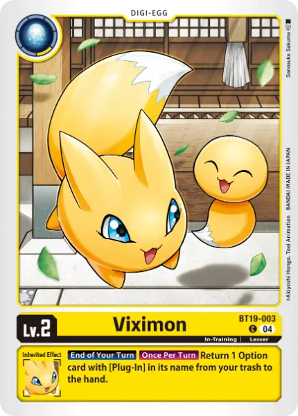 Digimon TCG Card 'BT19-003' 'Viximon'