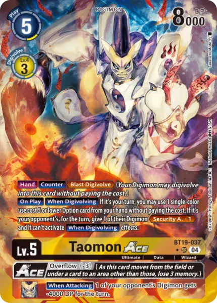 Digimon TCG Card 'BT19-037_P1' 'Taomon'