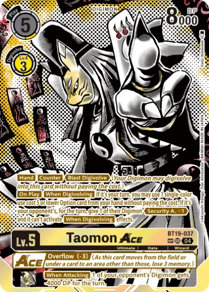 Digimon TCG Card 'BT19-037_P2' 'Taomon'