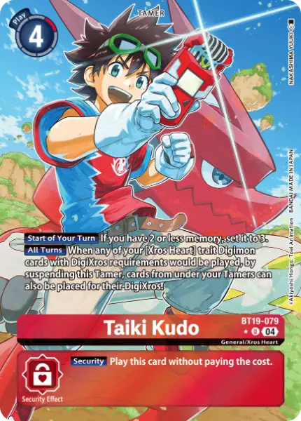 Digimon TCG Card 'BT19-079_P1' 'Taiki Kudo'