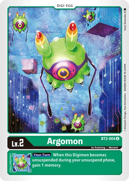 Digimon TCG Card 'BT2-004' 'Argomon'