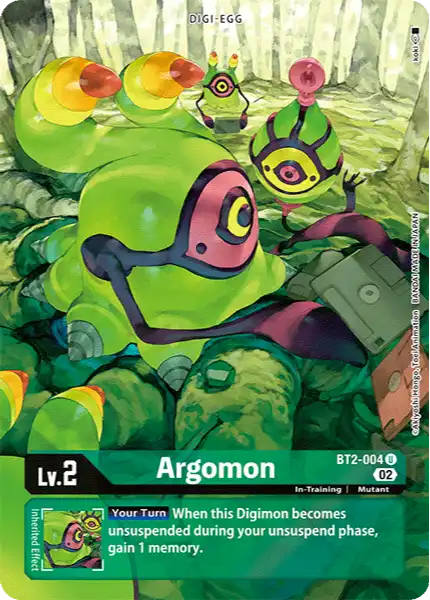 Digimon TCG Card BT2-004_P3 Argomon