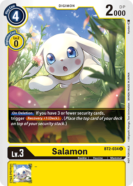 Digimon TCG Card 'BT2-034_P1' 'Salamon'