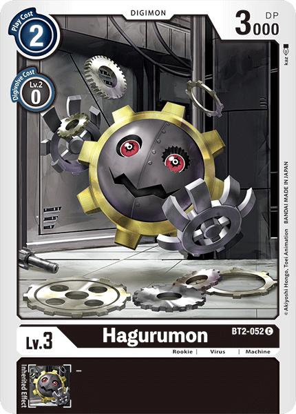 Digimon TCG Card 'BT2-052' 'Hagurumon'