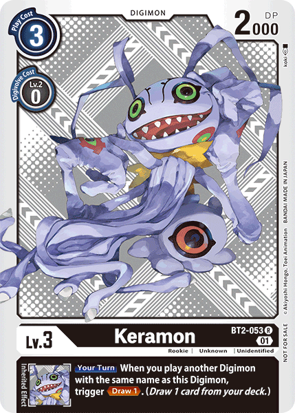 Digimon TCG Card 'BT2-053_P2' 'Keramon'