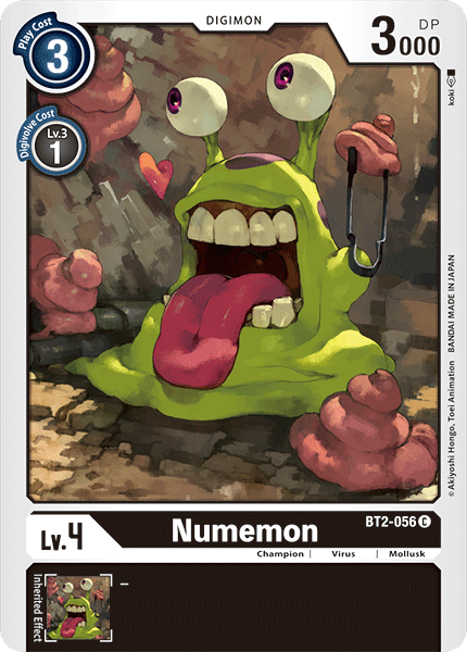 Digimon TCG Card 'BT2-056' 'Numemon'