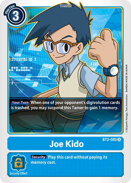 Digimon TCG Card BT2-085 Joe Kido