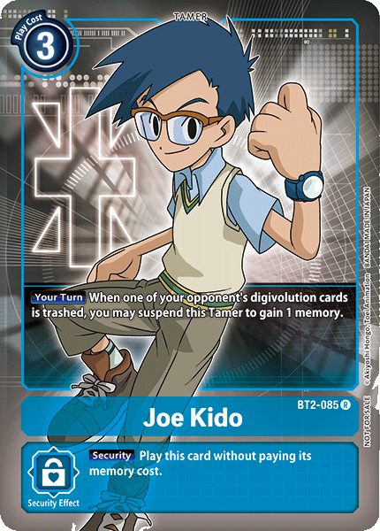 Digimon TCG Card 'BT2-085_P1' 'Joe Kido'