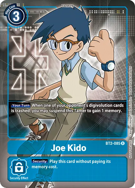 Digimon TCG Card BT2-085_P1 Joe Kido