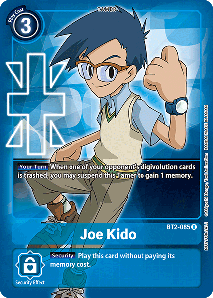 Digimon TCG Card BT2-085_P2 Joe Kido