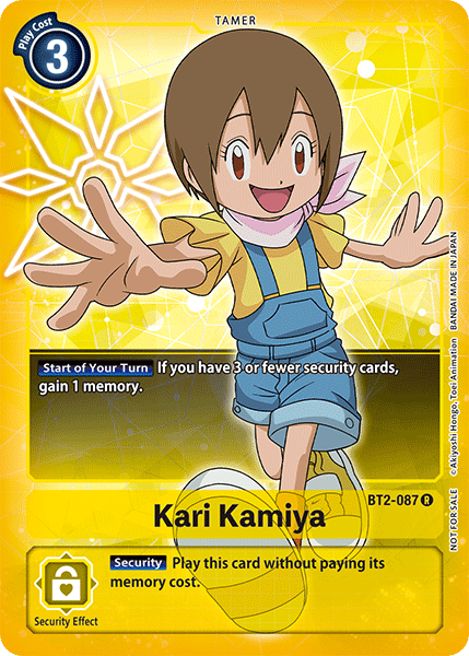 Digimon TCG Card 'BT2-087_P2' 'Kari Kamiya'