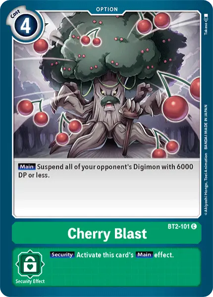 Digimon TCG Card 'BT2-101' 'Cherry Blast'