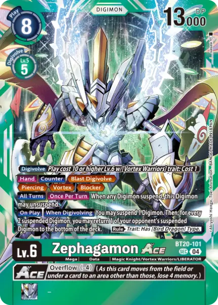 Deck Zephagamon - 15th with preview of card BT20-101