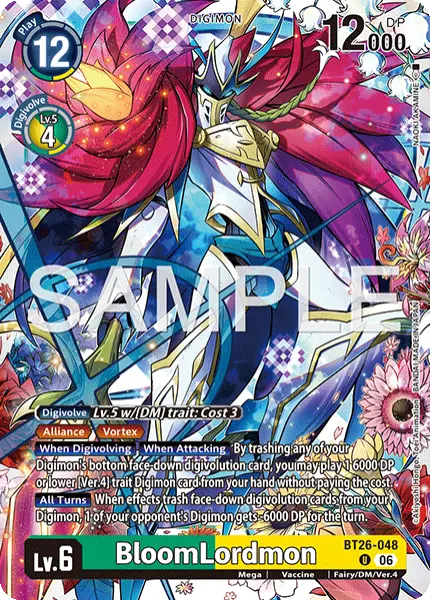Digimon TCG Card BT26-048 BloomLordmon