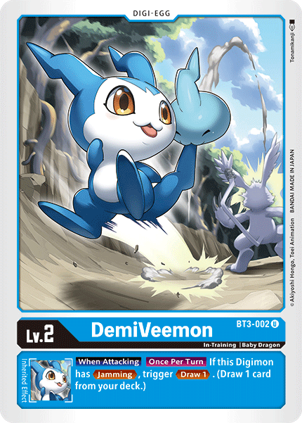 Digimon TCG Card 'BT3-002' 'DemiVeemon'