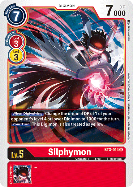 Digimon TCG Card 'BT3-014' 'Silphymon'