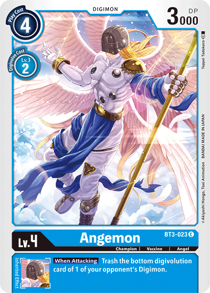 Digimon TCG Card 'BT3-023' 'Angemon'