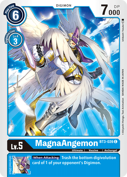 Digimon TCG Card 'BT3-026' 'MagnaAngemon'