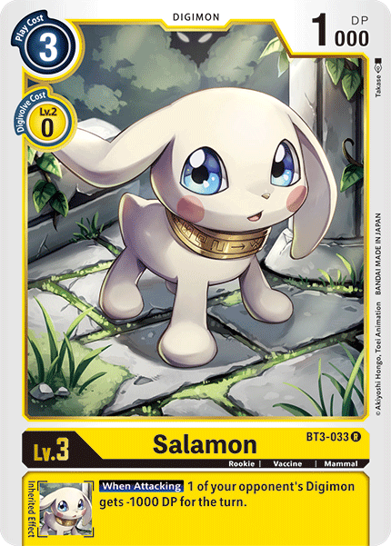 Digimon TCG Card BT3-033 Salamon