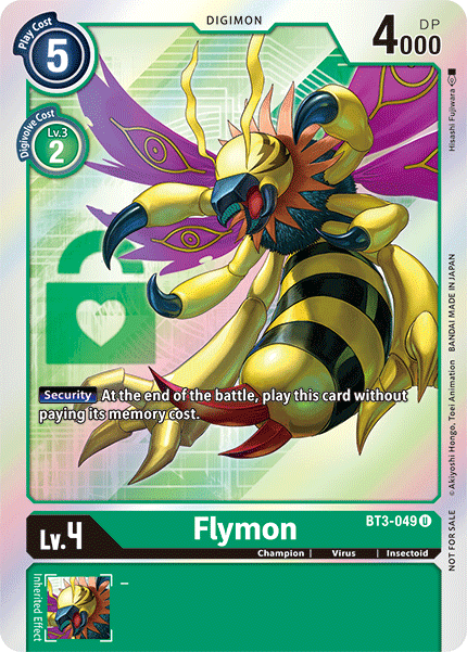 Digimon TCG Card 'BT3-049_P1' 'Flymon'